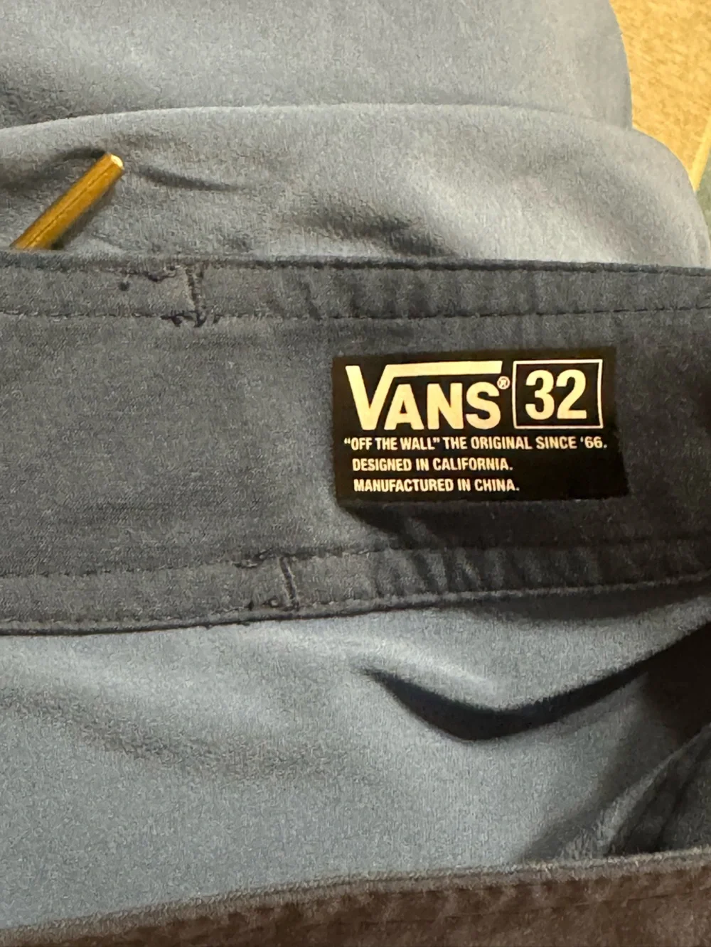 Vans Men’s Blue Everride Scalloped Boardshorts Sz 32